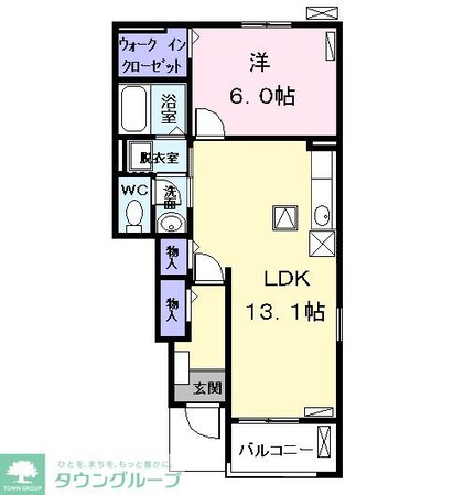 アイランド・ヴィレッジIIの物件間取画像